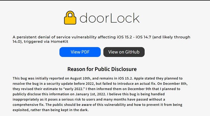 ios14曝严重漏洞 黑客利用homekit即可瘫痪你的设备