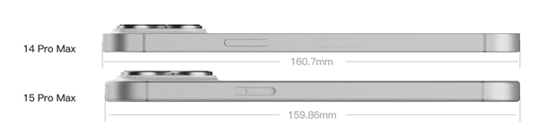 iphone 15 pro max最准确渲染图出炉，机身更厚！