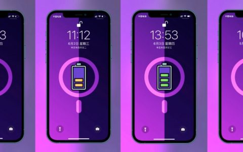 iphone可以设置电量自动变化壁纸了 简单又个性！